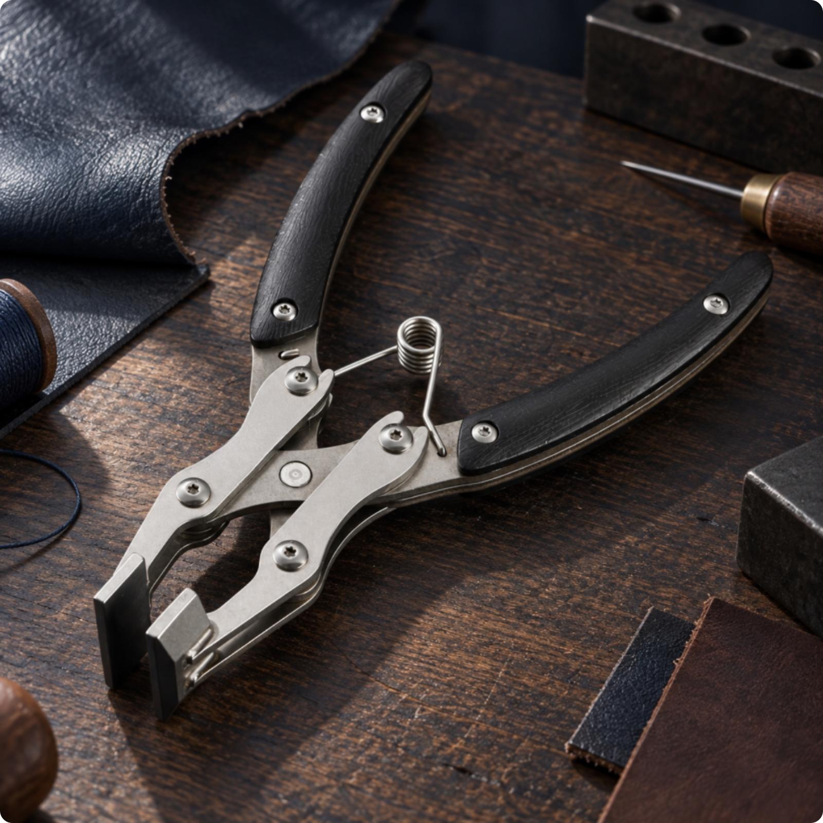 Alicates profesionales para bo - Leatherwork Hand Press reseña y precio