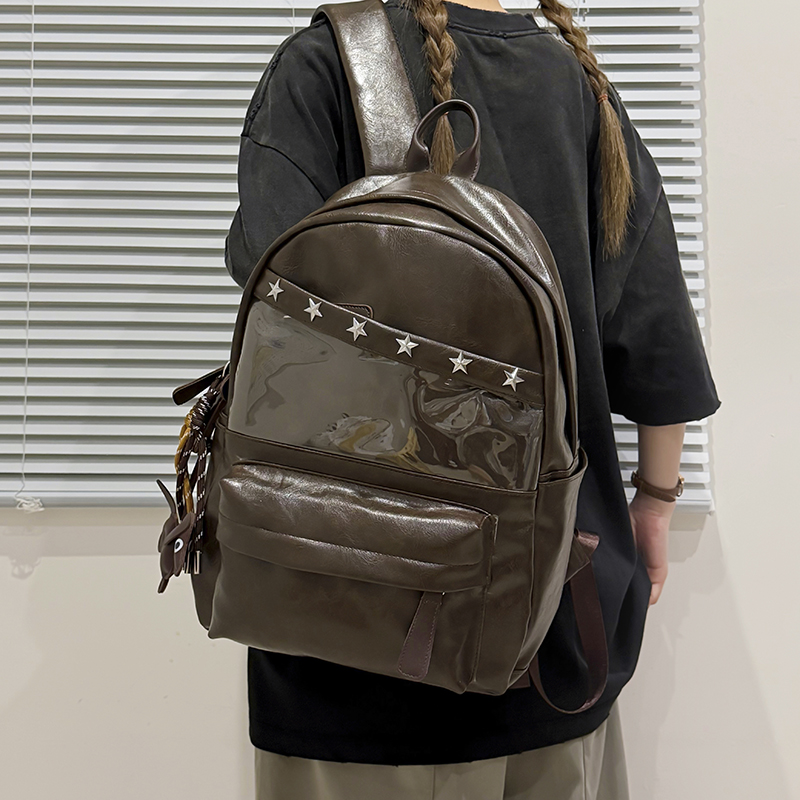 Mochila de cuero sintético par - Leather Work Rucksack Mens reseña y precio